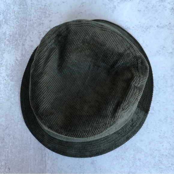 Will + Bear Earth Bucket Hat Green Corduroy Organic Hemp Small - Picture 7 of 11